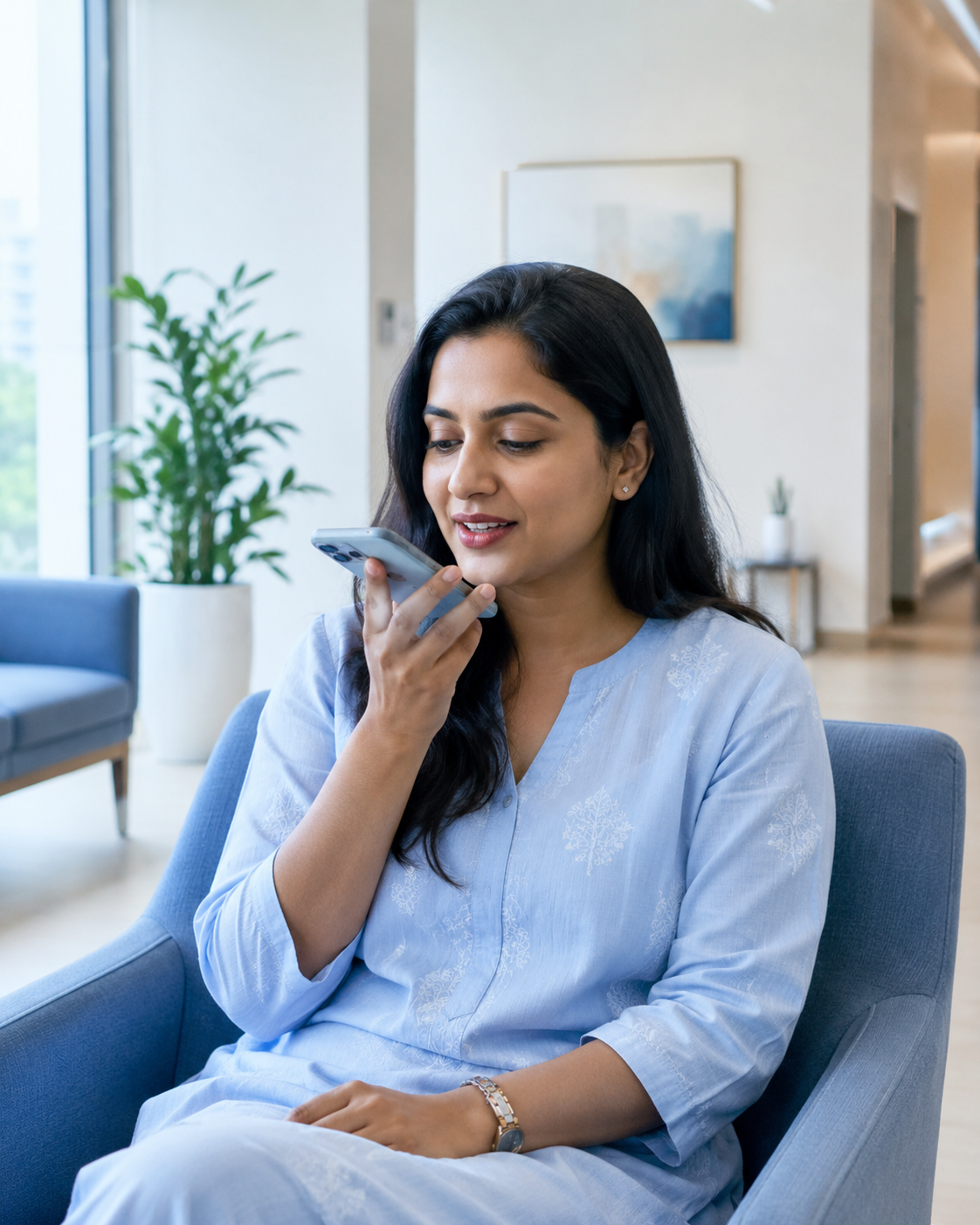 Clinic workflow continuing consistently with digital intake support.